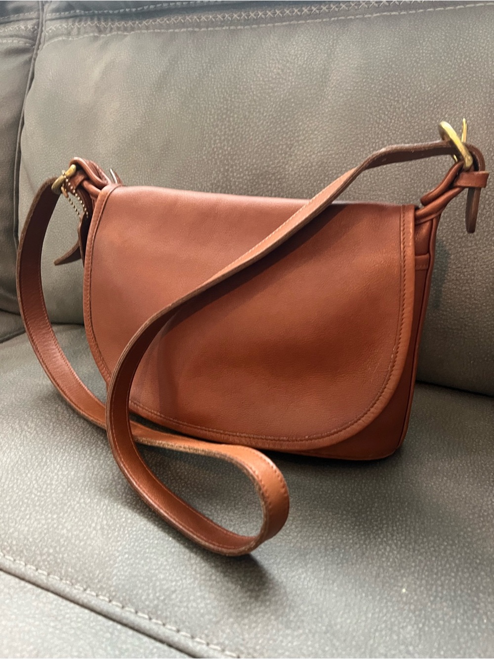 Vintage Coach Fletcher Bag in British Tan #4150